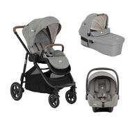 JOIE - Poussette Trio Versatrax + Siège auto i-Snug 2 + Nacelle Ramble XL Pebble