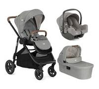JOIE - Poussette Trio Versatrax + Siège auto i-Snug 2 + Nacelle Ramble XL Pebble