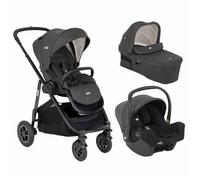 JOIE - Poussette Trio Versatrax + Siège auto i-Snug 2 + Nacelle Ramble XL Shale