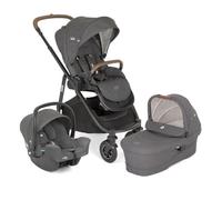 JOIE - Poussette Trio Versatrax + Siège auto i-Snug 2 + Nacelle Ramble XL Shell Gray