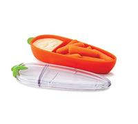 Joie Carotte 60044 - Sans BPA - Approuvé LFGB - Récipient alimentaire sectionné pour collations, plastique, orange
