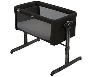Joie - Roomie Glide - Lit Cododo Bébé De La Naissance À 9 kg - Berceau Cododo Bébé 2 Modes - Hauteur Réglable 5 Positions - Matelas Inclus - Sangle De Fixation - avec Roues - Couleur Shale
