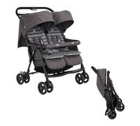 Poussette double Joie Aire Twin Dark Pewter