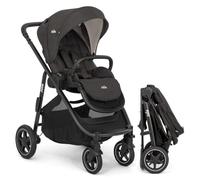 Joie Versatrax - Poussette et poussette de sport jusqu'à 22 kg, avec poussoir télescopique, unité d'assise et fonction allongée, suspendue, avec adaptateur, housse de pluie et paquet d'accessoires XXL
