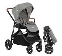 Joie Versatrax - Poussette et poussette de sport jusqu'à 22 kg, avec poussoir télescopique, unité d'assise et fonction couchage, à ressort, avec adaptateur, housse de pluie et paquet d'accessoires XXL