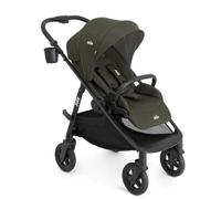 JOIE - VERSATRAX - Poussette naissance à 22 kg - Assise Réversible - Pliage 1 main - Roues Anti-Crevaison - Compatible Coque, nacelle - Habillage pluie, adaptateurs et porte-gobelet inclus - Fern