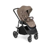 JOIE - VERSATRAX - Poussette naissance à 22 kg - Assise Réversible - Pliage 1 main - Roues Anti-Crevaison - Compatible Coque, nacelle - Habillage pluie, adaptateurs et porte-gobelet inclus - Cashew