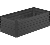 JOIEYOU 180x90x58cm Bac à fleurs en métal pour parterres surélevés, 975L Acier galvanisé pour parterres de jardin, parterres rectangulaires à construire soi-même, bac à plantes d'extérieur pour légume