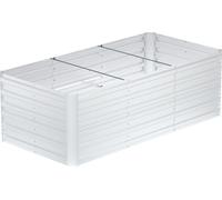 JOIEYOU 180x90x58cm Bac à fleurs en métal pour parterres surélevés, 975L Acier galvanisé pour parterres de jardin, bac à plantes rectangulaire à construire soi-même, bac à plantes d'extérieur pour lég