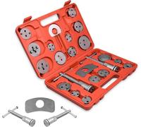 JOIEYOU 22 PIÈCES Rétracteur de piston de frein Rétracteur de frein voiture Outil universel de réinitialisation de piston de frein Outil automobile, mallette incluse