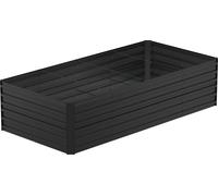 JOIEYOU 240x120x58cm Bac à fleurs en métal pour parterres surélevés, 1730L Acier galvanisé pour parterres de jardin, parterres rectangulaires à construire soi-même, bac à plantes d'extérieur pour légu