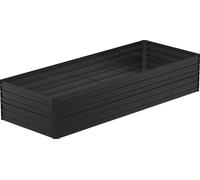 JOIEYOU 300x120x58cm Bac à fleurs en métal pour parterres surélevés, 2160L Acier galvanisé pour parterres de jardin, parterres rectangulaires à construire soi-même, bac à plantes d'extérieur pour légu