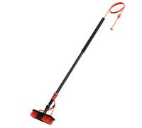 JOIEYOU Brosse de lavage télescopique 4,65 m avec manche télescopique et tête de brosse 30 cm Brosse de nettoyage Kit de nettoyage pour fenêtres Toit de terrasse Installation photovoltaïque Véranda