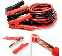 JOIEYOU Câble de démarrage Câble de pontage voiture 12V/24V avec protection contre les surtensions et pinces crocodile pour voiture Câble de démarrage pour voiture camion moto, 2x6m