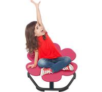 JOIEYOU Chaise tournante pour enfants autistes Formation Coordination physique et équilibre sensoriel Tabouret tournant d'équilibre pour enfants de 3 à 9 ans, Rouge Rose