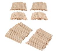 JOIKIT Lot de 1 000 bâtons de cire à sourcils, 2 styles de spatules de cire en bois, abaisse-langue, petites spatule de cire pour épilation des sourcils