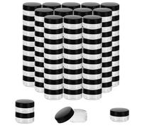 JOIKIT Lot de 100 Petits Pots de Maquillage en Plastique avec Couvercles pour Rangement - 10 g/10 ml