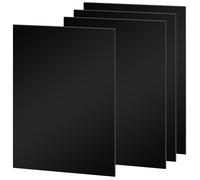 JOIKIT Lot de 4 feuilles acryliques noires A3 420 x 297 x 3 mm pour loisirs créatifs