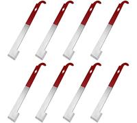 JOIKIT Lot de 8 outils de ruche en forme de J de 26,7 cm, grattoir en acier inoxydable, outil de levage de cadre d'abeille et grattoir pour apiculteurs