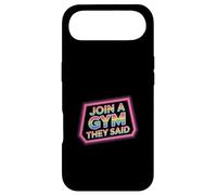 Join A Gym They Said Entraînement d'exercice de Fitness |- Coque pour iPhone Air