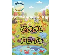 JOIN ME: COOL PETS; Libro de Actividades 4 en 1 Preescolares con 40 Diseños para la Motricidad Fina y la Concentracion.: Conecta, Descubre, Pinta y ... Coloreado Manos Pequeñas, Garantía diversión