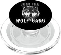 Join The Wolf Gang Protection Protecteurs des Animaux PopSockets PopGrip pour MagSafe