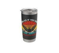 JOIN US IF YOU DARE HALLOWEEN SCARE Araignée Gobelet isotherme en acier inoxydable double paroi