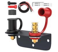 Joinfworld Bornes de batterie à distance de 9,5 mm avec support de montage robuste 250 A, kit de charge de batterie marine, poteau de démarrage pour voiture, VUTT, camping-car, camion Can-am