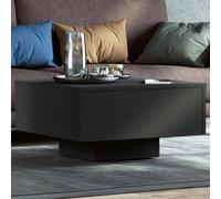 Joinmee Table basse noir 60x60x31,5 cm bois d'ingénierie Cette table basse simple est destinée à être un supplément intemporel à votre décoration intérieure existante ! La table centrale est suffisamm