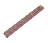 JOINPAYA 1 Ensemble Autocollants de hauteur en bois amovible dessin animé marqueur graphique nursery mesure de la taille pour les enfants toise de croissance en bois pour mur Brown