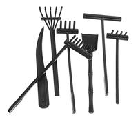 JOINPAYA 1 Ensemble De Râteaux À Sable Lourds À Faire Soi-Même Mini Râteau À Sable Zen pour Jardin Zen Pelle pour Enfants Râteau À Sable De Table Zen Jardin Zen Outils De