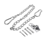 JOINPAYA 1 Ensemble Kit de Suspension pour Hamac avec Crochets et Chaîne Accessoires de Fixation pour Hamac Pratique et Durable pour Intérieur et Extérieur Facile à Installer