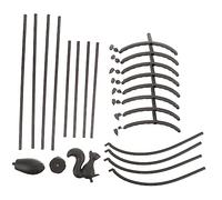 JOINPAYA 1 Ensemble Trellis de Jardin Pratique pour Plantes Grimpantes Support Robuste pour Plantes de Balcon Deux à Quatre Étagères Aux Intempéries pour Fleurs et Légumes