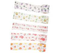 JOINPAYA 1 Jeu Bandes Adhésives Cohésives Bandages Élastiques Autoadhésifs Pour Doigts Articulations Couleurs Fruitées Avocat Fraise 5 Rouleaux