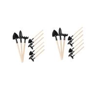 JOINPAYA 1 Jeu Ensemble De Trois Outils De Jardinage Râteaux en Acier Outils De Plantation Mini Râteau pour Jardinage Jardins Extérieurs Pelle De 9 pièces Couleur Aléatoire