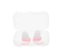 JOINPAYA 1 paire Bouchons Oreilles Silicone Souples pour Du Bruit Idéaux pour Sommeil la Natation Voyage et Conception Imperméable avec Boîte de Rangement de Rose
