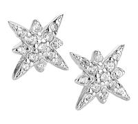 JOINPAYA 1 Paire de Boucles D’Oreilles Puces Étoiles Argentées D’Étoile à Huit Branches Légères et Résistantes à la Corrosion Bijoux D’Oreilles pour Femmes et Adolescentes Accessoire