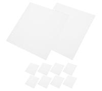 JOINPAYA 10 Feuilles Recharge Autocollantes Format 15x15 Cm, Pages à 3 Trous en PVC Transparent, Protège-classeur pour Album Photo de Scrapbooking et Loisirs Créatifs