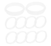 JOINPAYA 10 pièces Anneaux de pour Tunnel de Hamster Accessoires DIY pour Cage Anneaux de Tube Blancs pour Raccordement Facile et Splicing Favorisent Exercice et Exploration des Rongeurs
