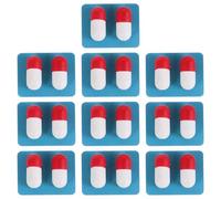 JOINPAYA 10 Pièces Capsules Jouets Docteur Mini Simulation Médicale Accessoires Faux Médicaments Enfants pour Jeu De Rôle Imaginatif Et Créatif