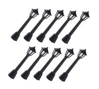 JOINPAYA 10 Pièces Miniature Street Lights for Dollhouse and Mini Garden Realistic Small Decorative Lamp Posts Model Light Poles for Micro Landscape and Fairy Garden Decor