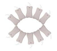 JOINPAYA 10 Pièces Pierre à Mâcher pour Petits Animaux de Mâchoire pour Cochons Hamsters et Chinchillas Pierre de Meulage Naturelle pour Dents Facile à Suspendre et Résistante