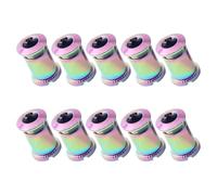 JOINPAYA 10 Pièces Vis de Plateau de Vélo Multicolores Boulons pour Manivelle de VTT et Route Accessoires de Rechange Robustes et Adaptés à Différents Types de Vélos
