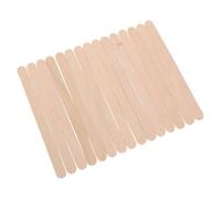 JOINPAYA 100 Bâtonnets de Colle en Bois Naturel 100 Pièces Bâtons pour Mélanger DIY Résine et Glaces à L'Eau Taille Standard Usage Manuel Créatif et Pâtisserie Réutilisable