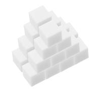 JOINPAYA 100 Éponges à Ongles Carrées Blanches 1 Cm, Mini Blocs en Mousse pour Manucure, Estompage Vernis et Blush, Outils de Nail Art Pratiques pour Usage Professionnel et Voyage
