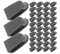 JOINPAYA 100 Pièces Lot de Clips Flexibles Plastique pour Porte-clés Connecteurs Pliables Transparents Pinces Durables pour Clés Sacs et Accessoires
