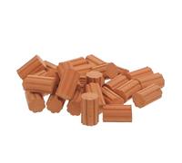 JOINPAYA 100 Pièces Mini Colonne Romaine en Argile 1: 16 | Deux Pièces Orange, Interfaces Briques Précises, Scènes Miniatures et Accessoires pour Village