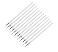 JOINPAYA 100 Recharges pour Stylos à Encre Gel 0,5 MM Noir Pointe Fine Plastique Pack 100 Pièces Recharge Stylo Bureau Papeterie pour Écriture Fluide et Coloriage au Gel