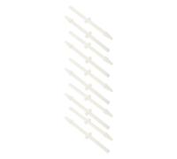 JOINPAYA 10pcs Pilons en Plastique Blanc pour Microtubes Coniques 1,5ml, Homogénéisateur de Tissus sans Couture, Compact pour Tubes Centrifuges en Recherche et Terrain