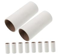 JOINPAYA 10pièces Anti-peluches De Voyage Avec Recharges Extra-adhésif Pour Enlever Poils Animaux Sols Et Vêtements Format Portable